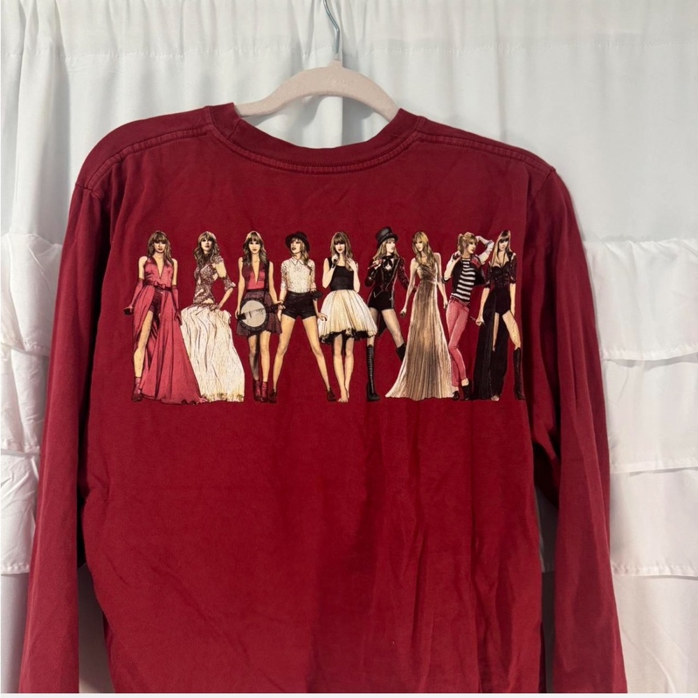 Taylor Swift Red Long Sleeve Tee